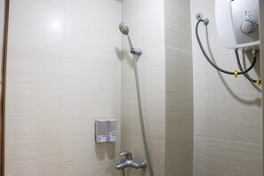 Departamento | Baño | Regadera, amenidades de baño gratuitas, toallas 