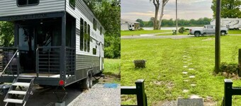 Riverfront Tiny Home 3 bed w/ Firepit and a View!