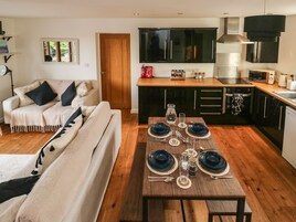 Fridge, dishwasher, electric kettle, toaster