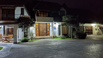 Front of property – evening/night