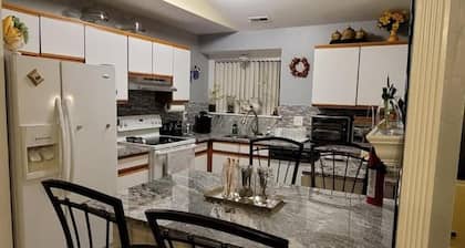 Ruby's private 2-bedroom home with parking. Recently renovated with flooring.