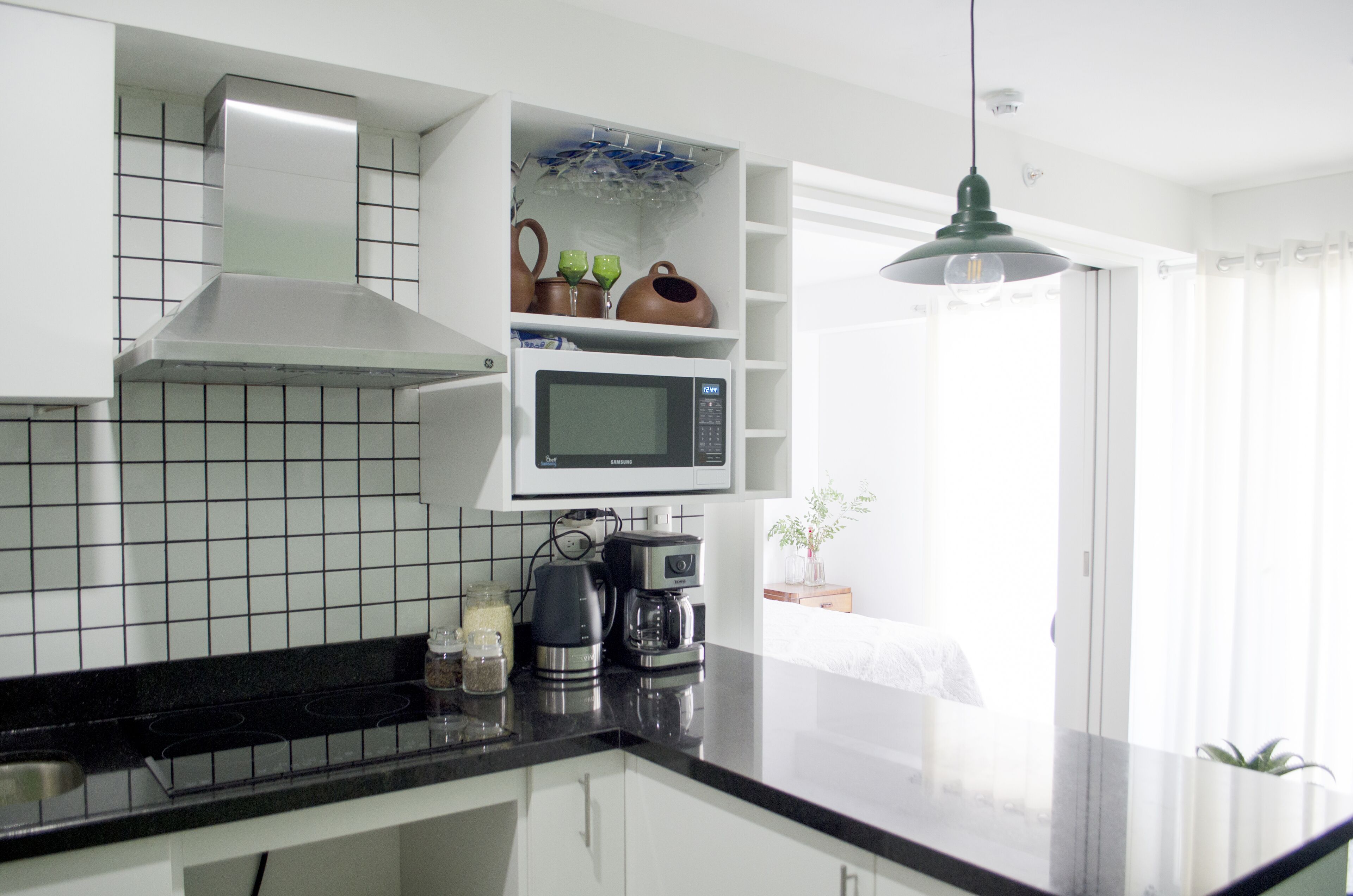 冷蔵庫、電子レンジ、コンロ、食器洗い機