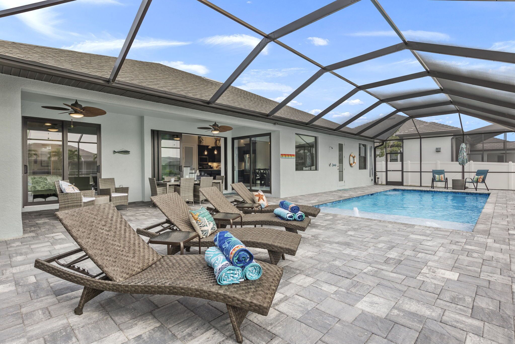 Una piscina climatizada