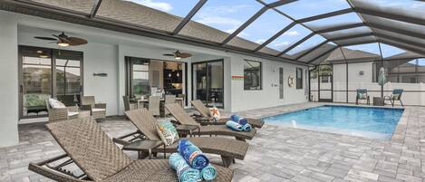 Una piscina climatizada