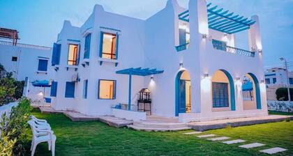 Modern 4 bedrooms Villa with private pool & garden In Tunis village 