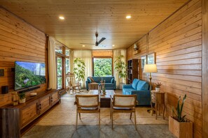 Living area - amã Stays & Trails The Malabar Villa Hibiscus, Kozhikode (Thamarassery)