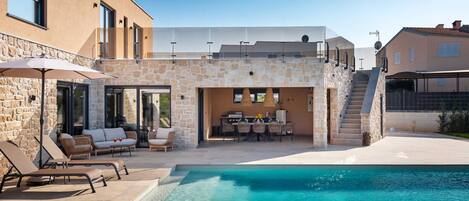 Außenpool, beheizter Pool