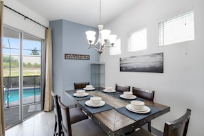 Dining - Zairytale Serene - Stunning 5BR Pool Home in Resort A+ (Davenport)