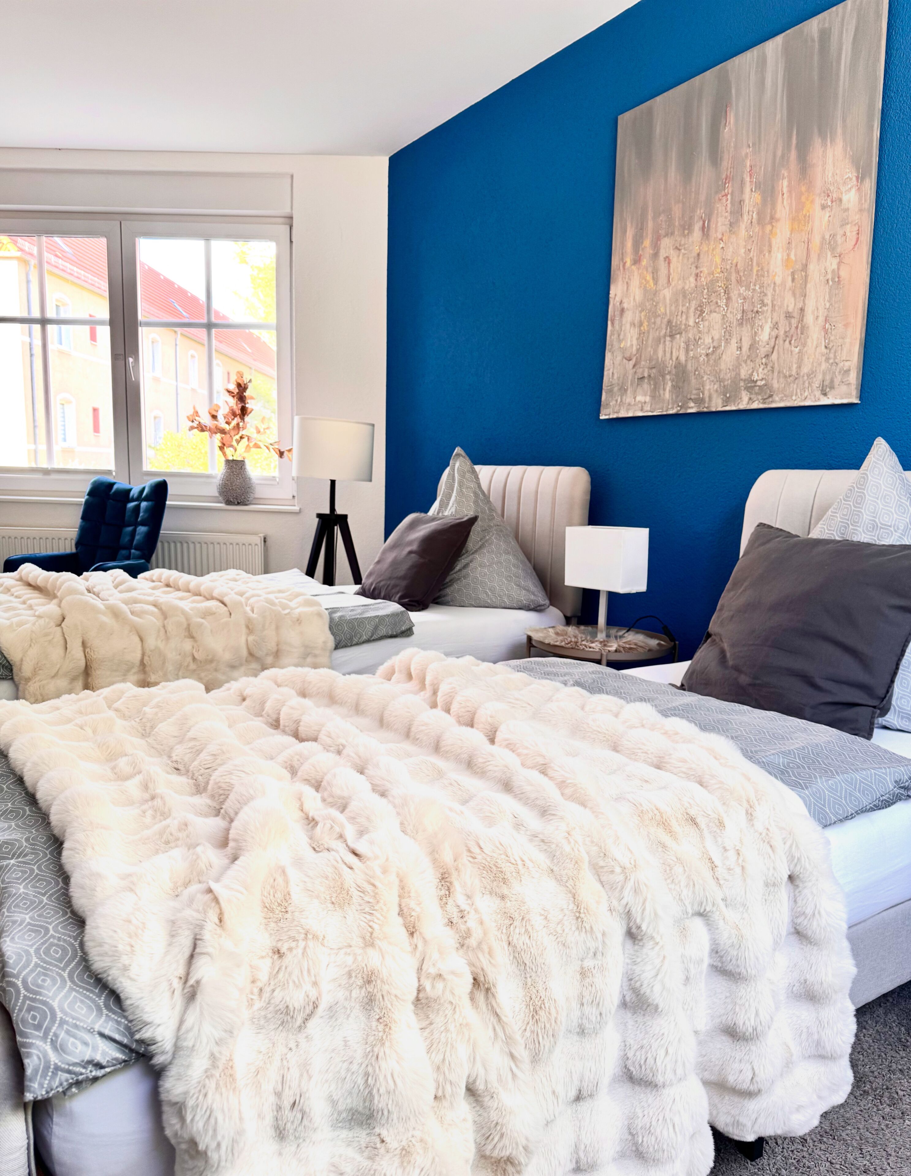 2 Schlafzimmer, Schreibtisch, Reisekinderbett, kostenloses WLAN