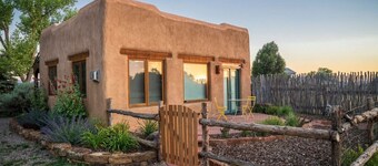 `Guest house at the base of the Sangre de Cristo Mountains`