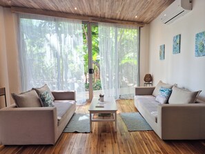 Living area - New Beach House with Direct Beach Access in North Guiones, Nosara (Playa Guiones)