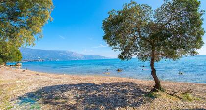 Villa Spyrelia: Tranquil Retreat in Dassia, Corfu with Pool & Jacuzzi