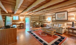 Televisión, chimenea