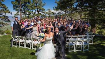 Espace banquet en plein air