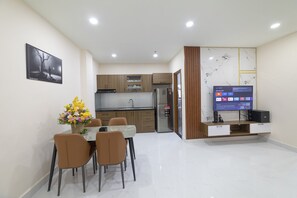 Standard Apartment | Blackout drapes, soundproofing, free WiFi, bed sheets - Happy Hotel Apartment (Da Lat)