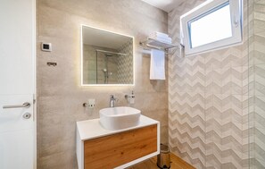 Shower, hair dryer