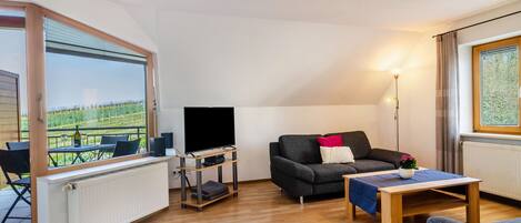 Télévision, table de tennis de table, chaßne hi-fi