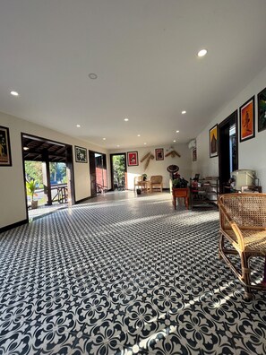 Voorkant van accommodatie