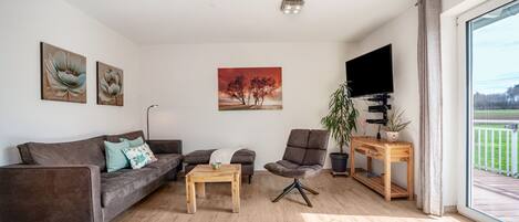 TV, DVD player, stereo