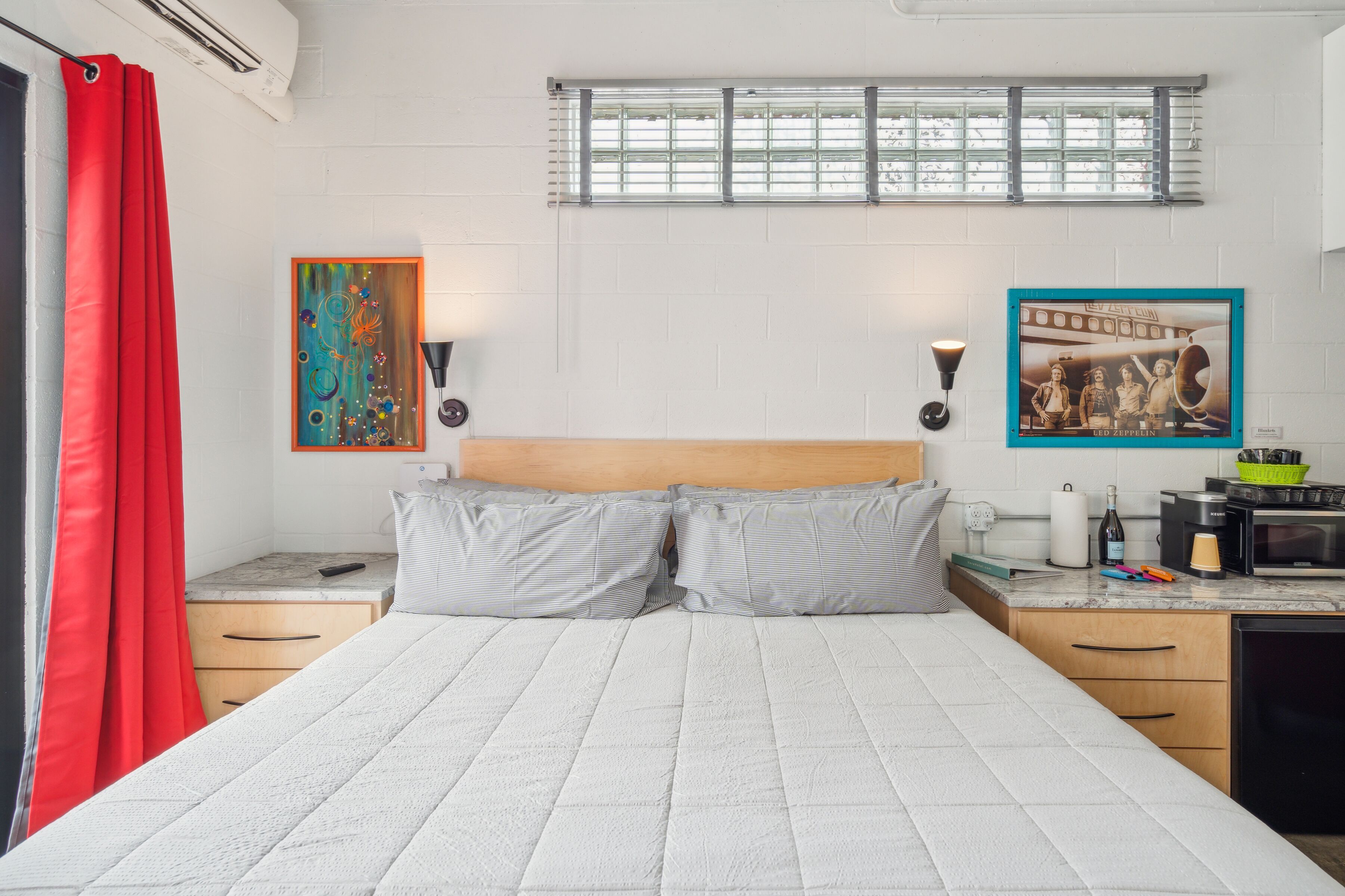 1 habitación, tabla de planchar con plancha, wifi y ropa de cama 