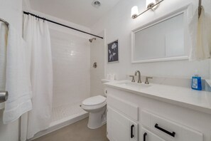 Hair dryer, towels