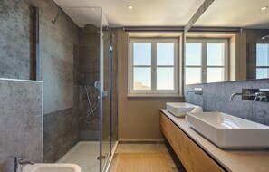Een douche, een haardroger