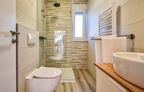 Shower, hair dryer