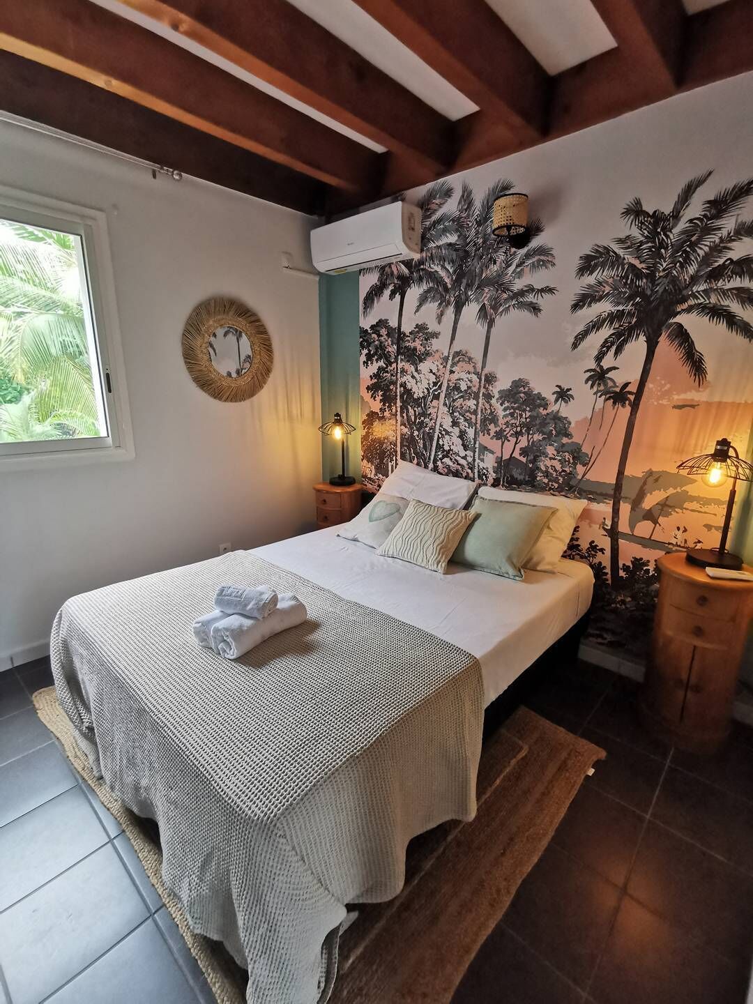 2 habitaciones, tabla de planchar con plancha y wifi gratis 