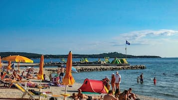 Vlak bij het strand