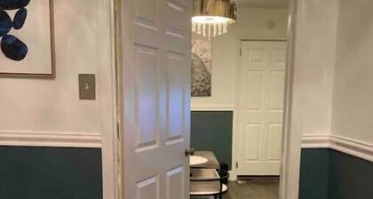 Near York expo center. It’s half a mile walk to the Carlisle ave entrance.