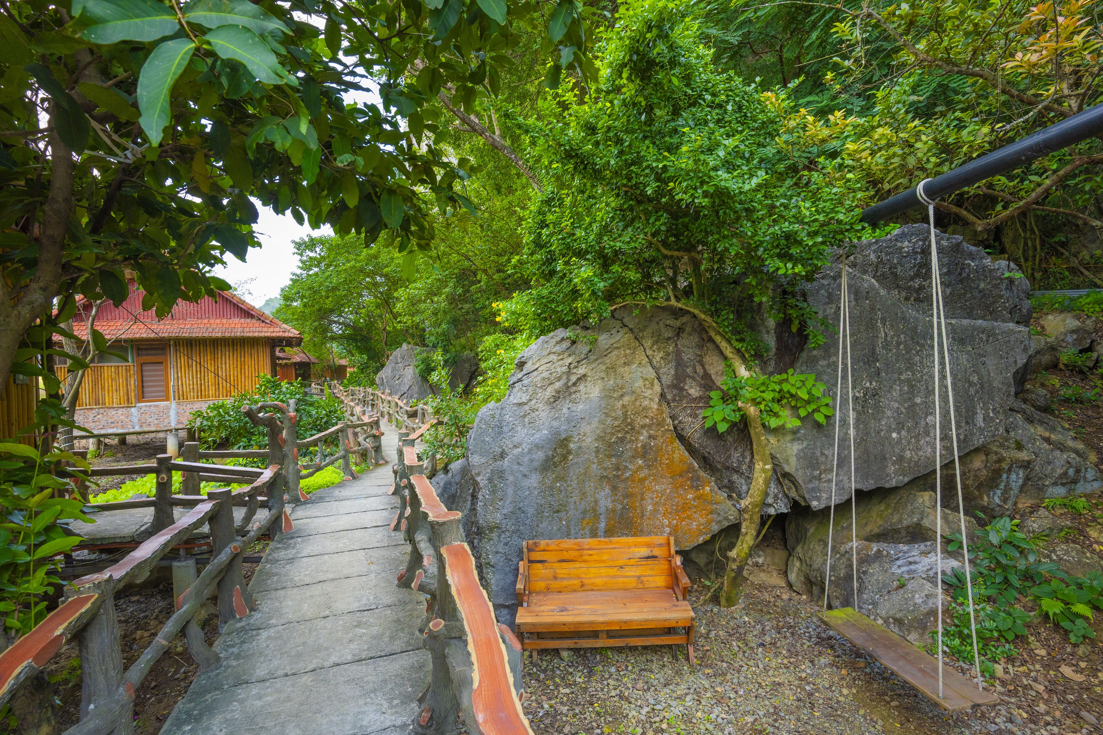 ด้านหน้าที่พัก