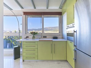 Microwave, dishwasher, coffee/tea maker, high chair - Bird´s-eye View of Athens (Athens)