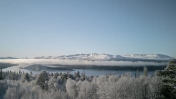 Udsigt fra overnatningsstedet