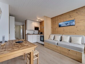Living area - Renovated apartment in Lavachet, 4 people (Tignes)