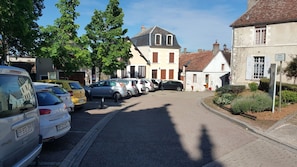 Parkering på området