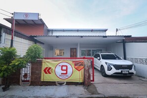 Fassade der Unterkunft