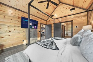 4 室のベッドルーム、WiFi、ベッドシーツ、車椅子でアクセスできる設備