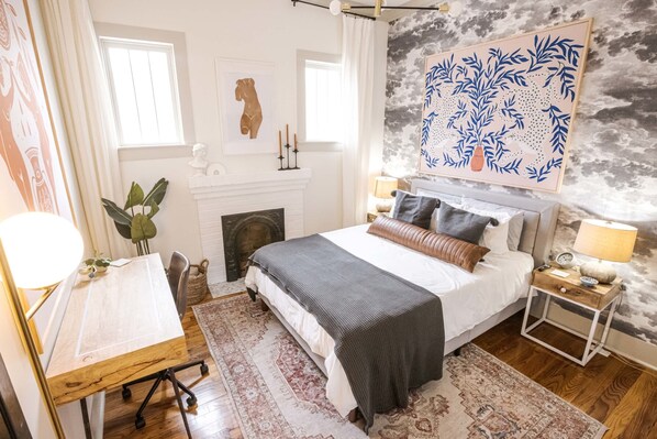 1 habitación, escritorio, wifi y ropa de cama 