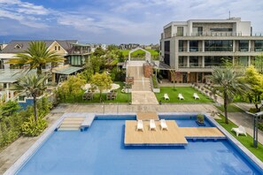 Quarto casal luxo, 1 cama Queen | Vista do quarto