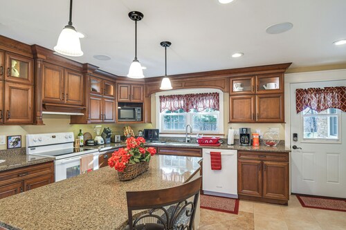Charming Manchester Retreat w/ Patio & Fireplace!
