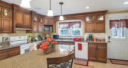 Charming Manchester Retreat w/ Patio & Fireplace!