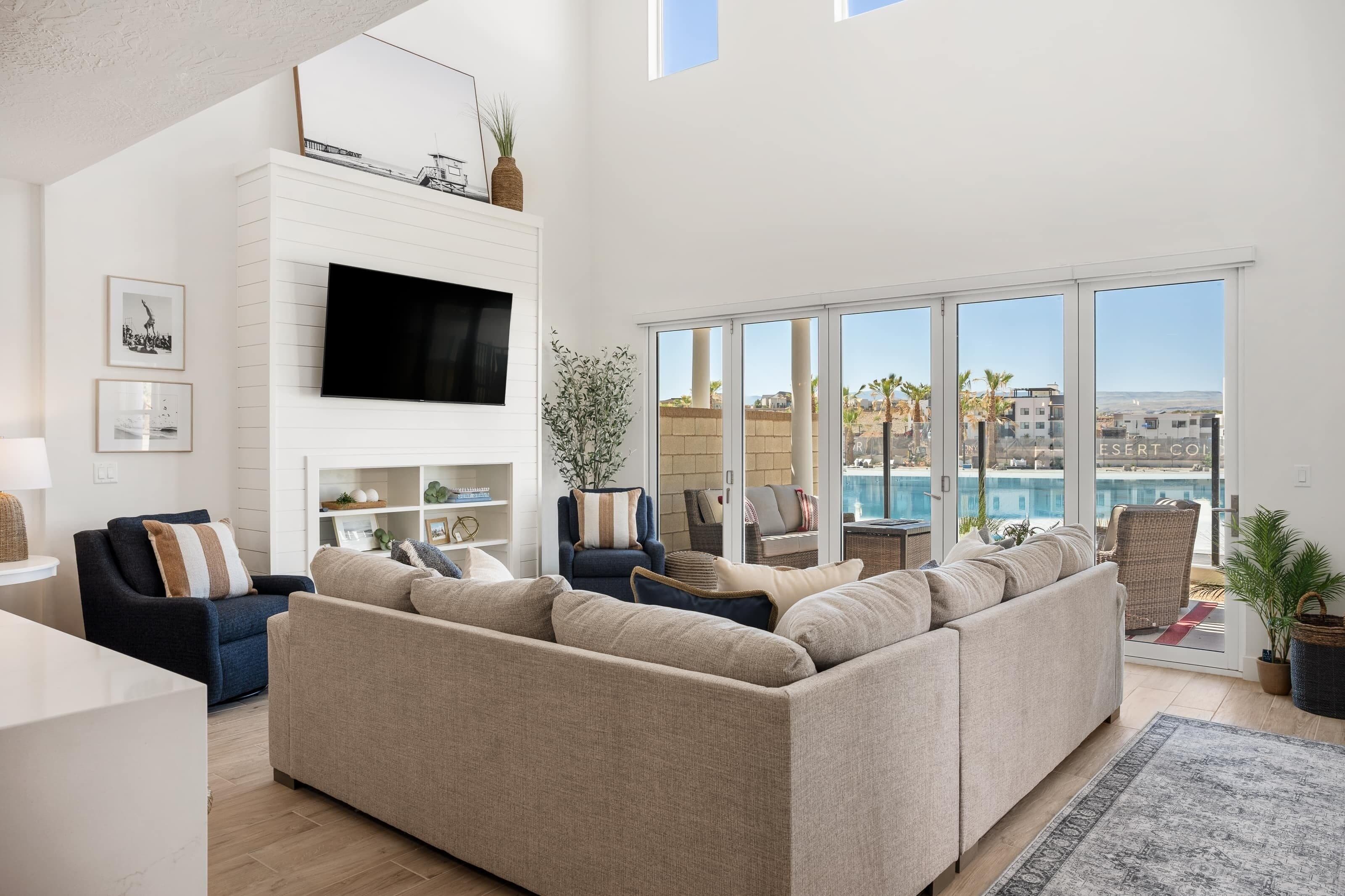 Ferienhaus, 5 Schlafzimmer | Wohnbereich | Smart-TV