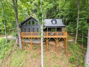 Exterior - Peaceful Mountain Escape with Ridge Views & Hot Tub (Maggie Valley)