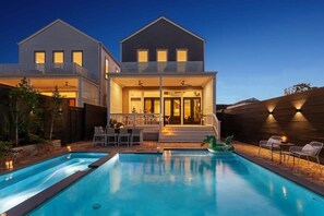 Outdoor pool, a heated pool - Designer 10-bedroom compound | Heated Pools & Hot Tubs (New Orleans)