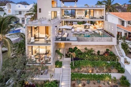 Luxury Oceanfront Villa w/ Pools & Elevator