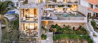 Luxury Oceanfront Villa w/ Pools & Elevator