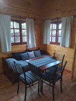 Family Cabin | Down comforters, free WiFi