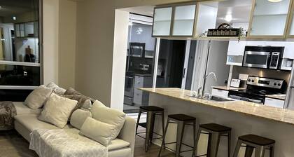 Comfortable, cozy modern condo 2 bedrooms, 2 bath and an office. Great location.