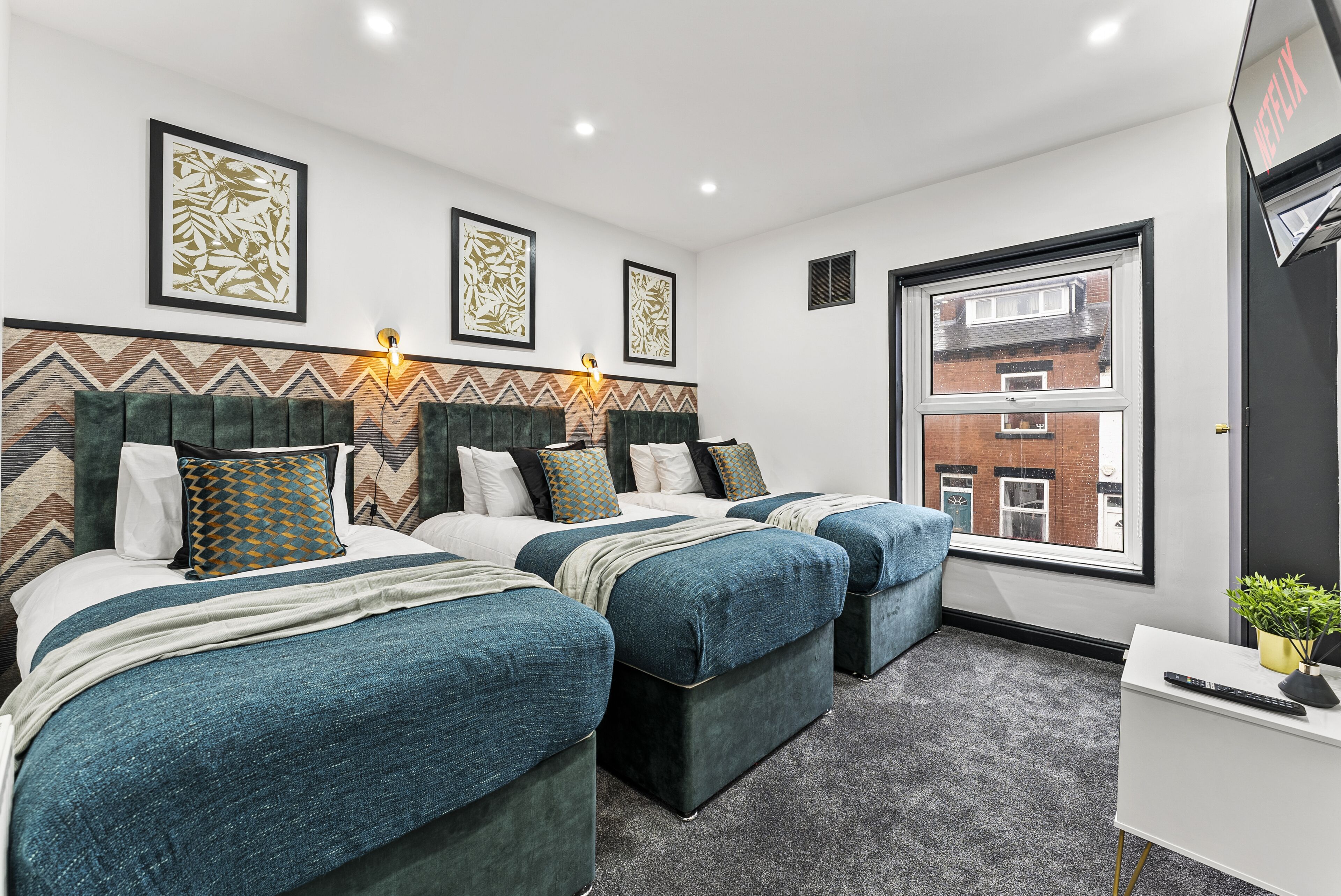 4 Schlafzimmer, Bettwäsche