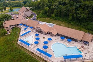 Indoor pool, a heated pool